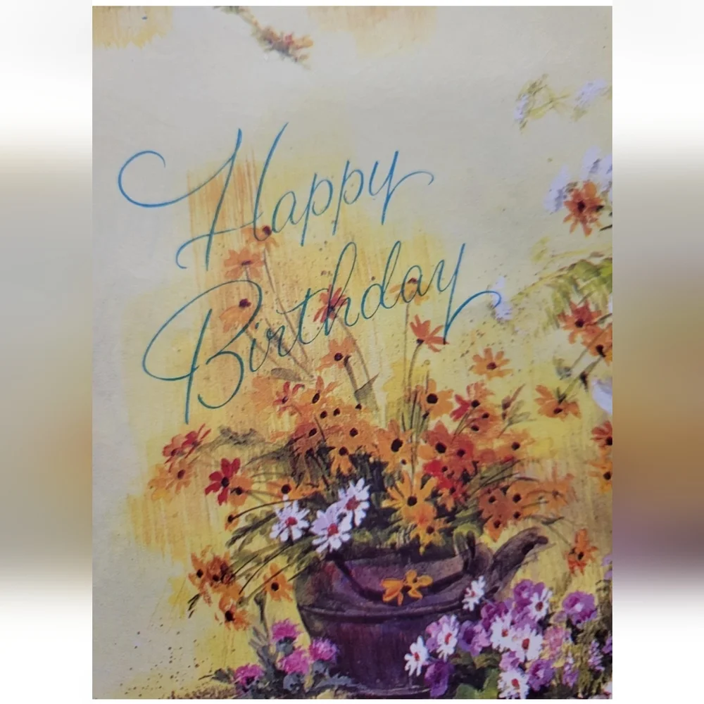 NEW 2 Vintage Birthday Spring Gift Wrapping Paper Art Deco MCM Cottagecore Fairy